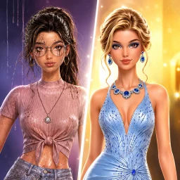 Icône de Makeover Muse: Match 3 & Story
